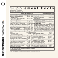 Codeage Teen Fermented Multi vitamin 60 caps