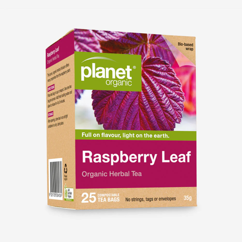 Planet Raspberry Leaf Tea 25 teabags