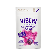 Viberi NZ Blackcurrant Powder Organic 180g