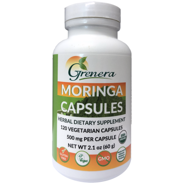 Grenera Moringa 120 vcaps organic