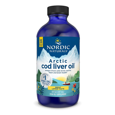 Nordic Arctic Cod Liver Oil Lemon 237ml