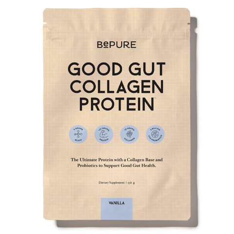BePure Good Gut Protein Vanilla 536g Refill Pouch