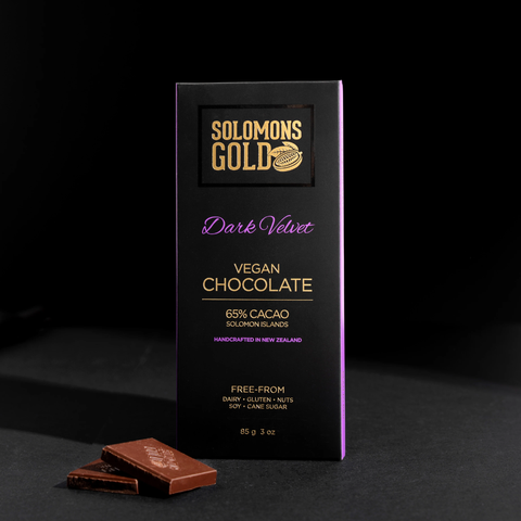 Solomons Gold Dark Velvet Chocolate 65% Cacao 85g