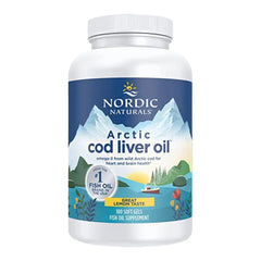 Nordic Arctic Cod Liver Oil Lemon 180 softgels