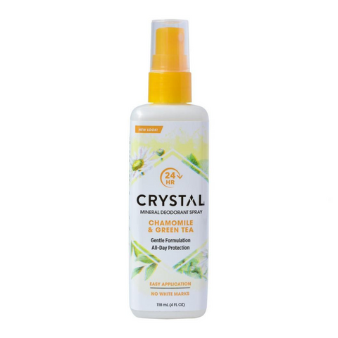 Crystal Spray Deodorant Chamomile & Green Tea Spray 118ml