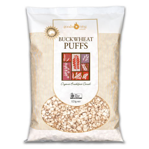 Good Morning Organic Buckwheat Puffs 125g