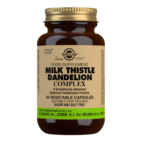 Solgar Milk Thistle Dandelion Complex 50caps