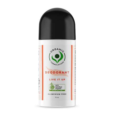 Organic Formulations Deodorant Live It Up 70ml