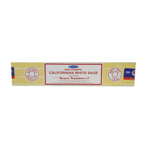 Sathya Nag Champa Californian White Sage Incense 15g
