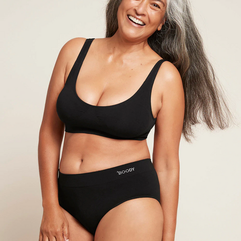 Boody Midi Briefs Black Small