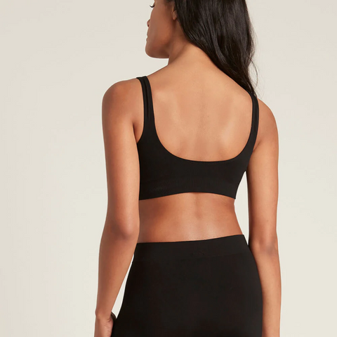 Boody Padded Shaper Crop Bra Black Large