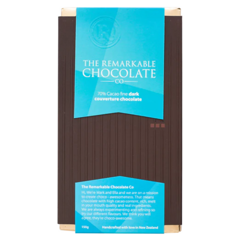 Remarkable Fine Dark Couverture Chocolate 70% 150g