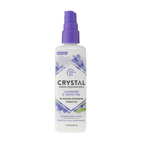Crystal Spray Deodorant Lavender & White Tea 118ml