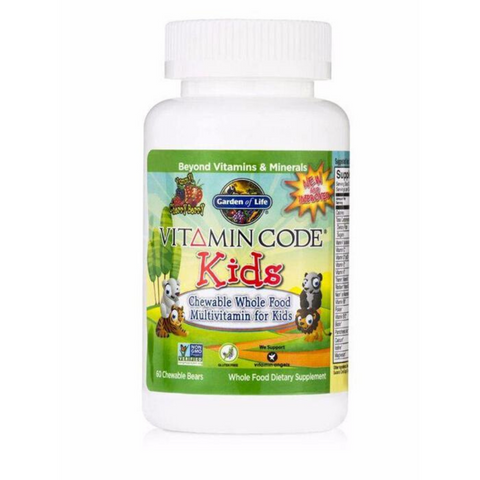 Garden of Life Vitamin Code Kids Multi Chewable 60tabs