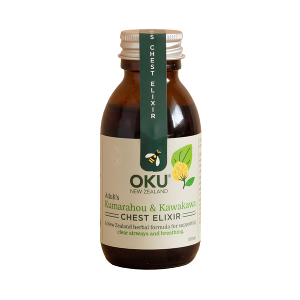 Oku Adult's Cough & Chest Elixir 100ml