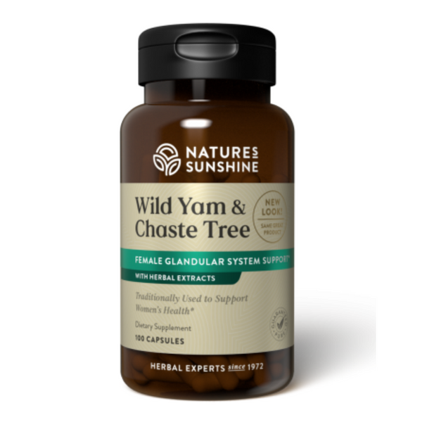 Nature's Sunshine Wild Yam & Chaste Tree 100caps