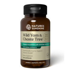 Nature's Sunshine Wild Yam & Chaste Tree 100caps