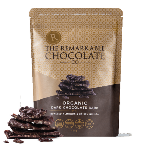 Remarkable Dark Chocolate Bark Almond Quinoa 135g