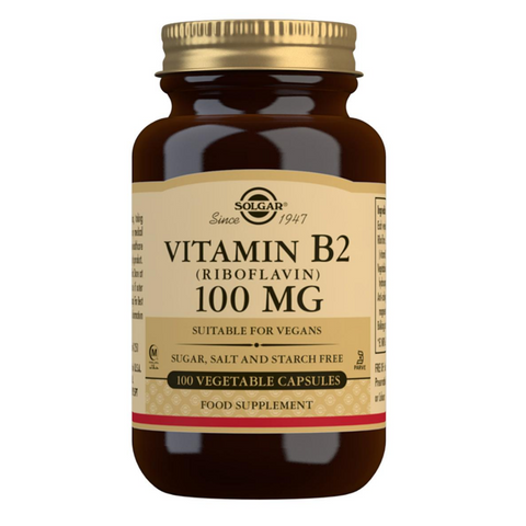 Solgar Vitamin B2 (Riboflavin) 100mg 100caps