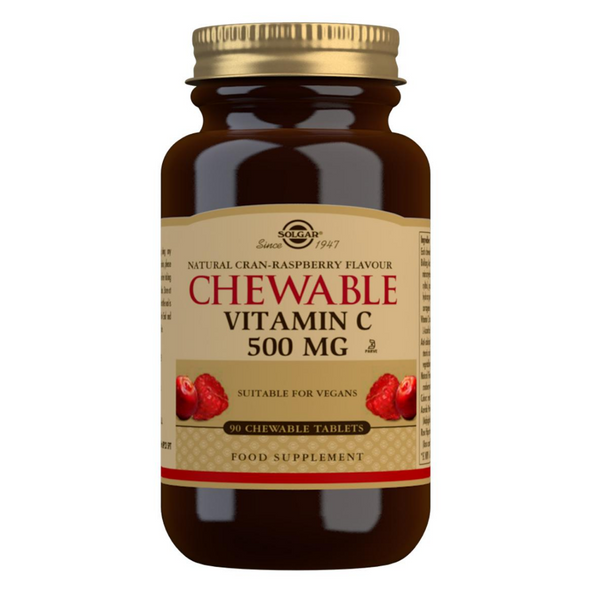 Solgar Vitamin C 500mg Cranberry Raspberry (Chewable) 90tabs