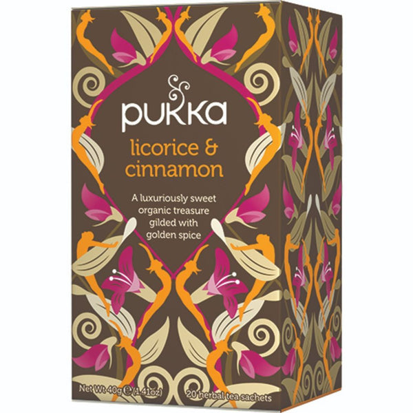 PUKKA Licorice & Cinnamon Tea 20 Sachets